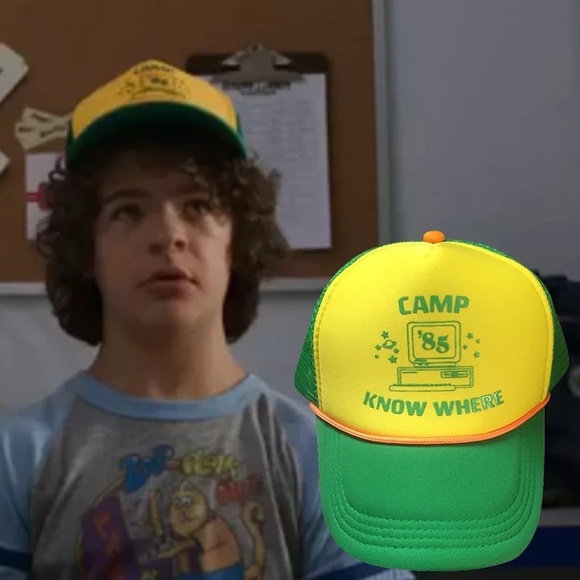NWT Stranger Things 3 Camp No Where snapback trucker hat os fits all Du… - Picture 3 of 3